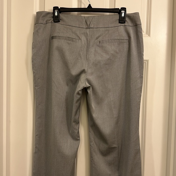 Like New White House Black Market Wide Leg Business Casual Slate Gray Slacks - Picture 4 of 11